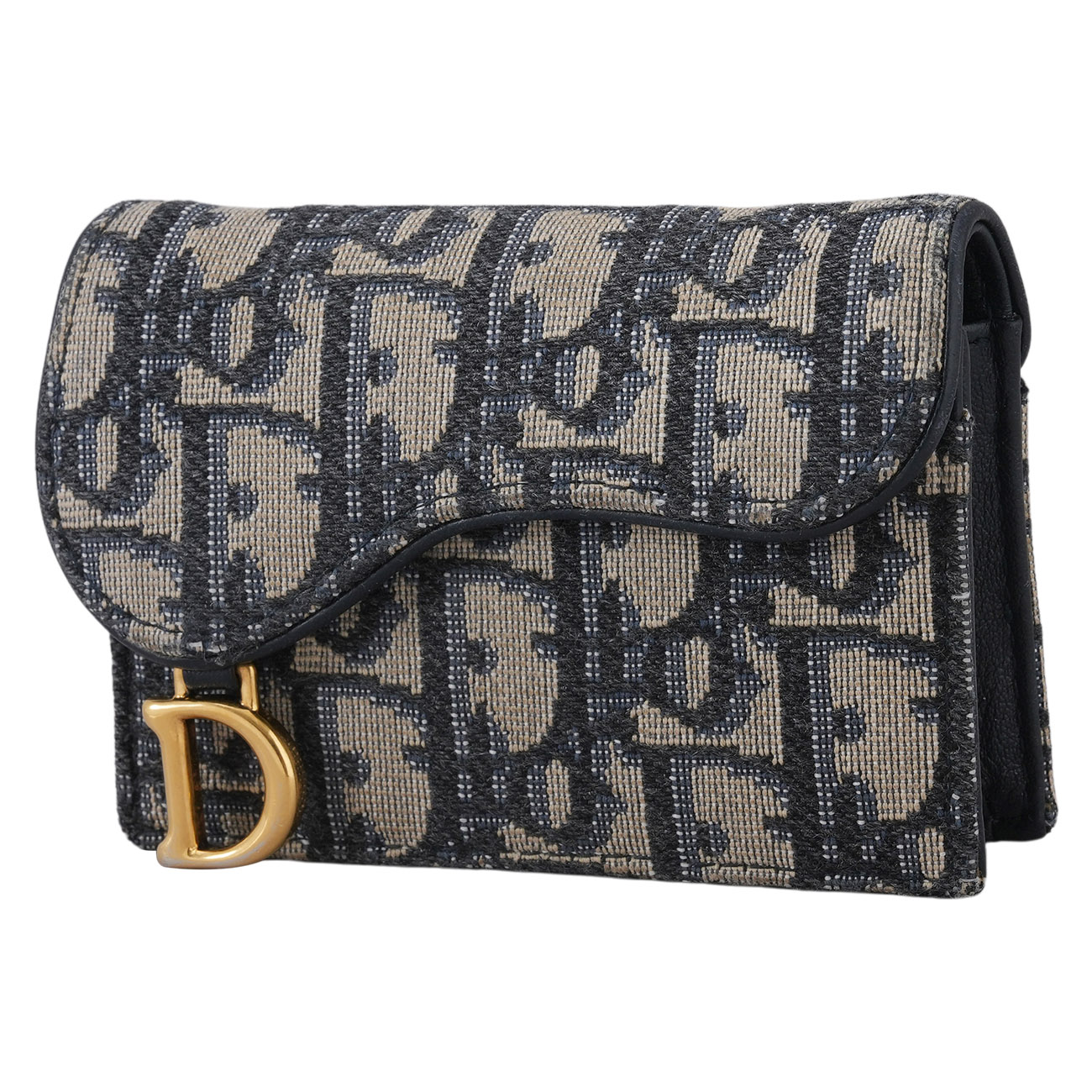 CHRISTIAN DIOR(USED)디올 오블리크 새들 카드지갑